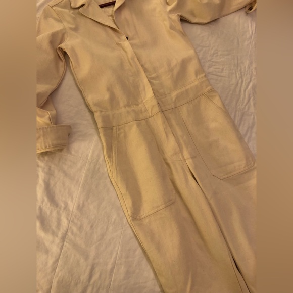 Faherty Overland Twill Jumpsuit - Picture 4 of 15